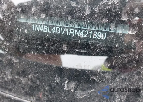 2024 Nissan Altima Sv Fwd z USA, uszkodzony, nr VIN 1N4BL4DV1RN421390